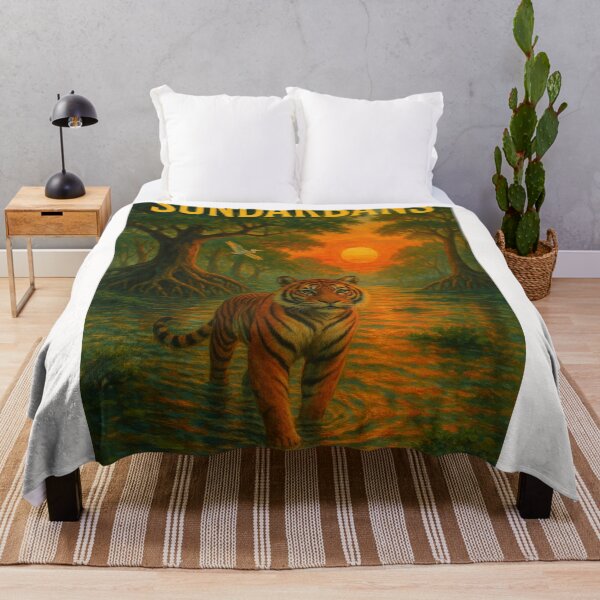 Item preview, Royal Bengal Tiger in the Sundarbans Mangrove Forest designed and sold by Places On Earth.