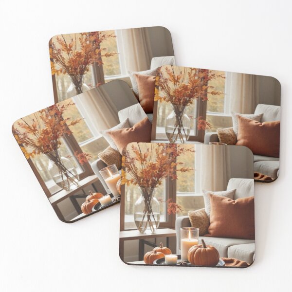 Item preview, Autumn Glow | Cozy Living Room with Fall Accents designed and sold by Vida e Arte.