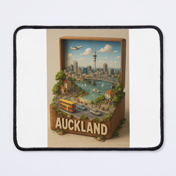 Item preview, Auckland Cityscape with Sky Tower and Harbour Bridge designed and sold by Places On Earth.