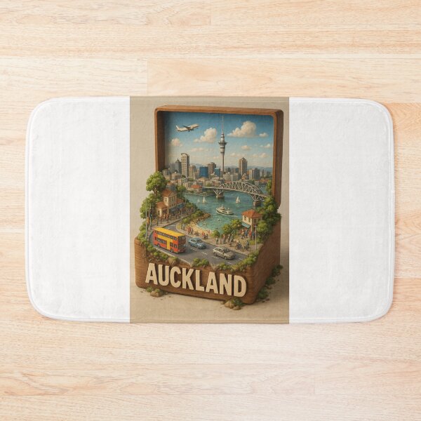 Item preview, Auckland Cityscape with Sky Tower and Harbour Bridge designed and sold by Places On Earth.