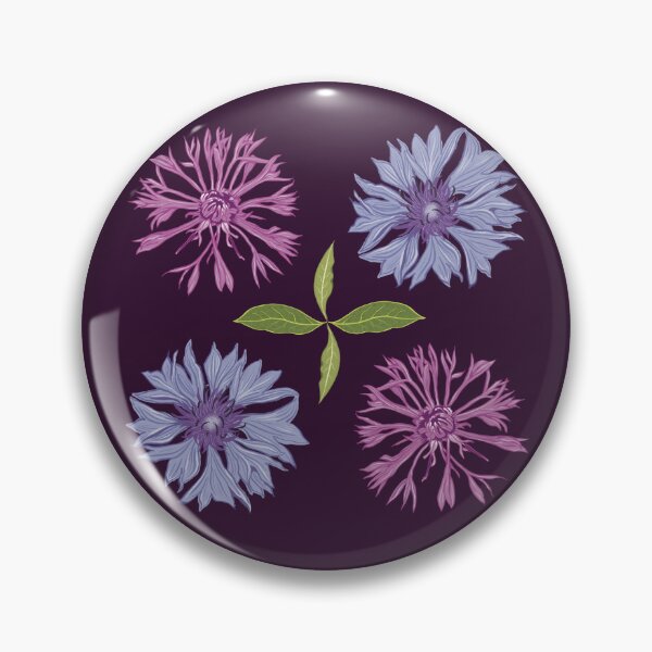 Item preview, Cornflower knapweed wildflower design  designed and sold by PaulaJKnight .