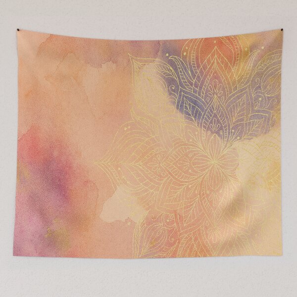 Item preview, Golden Flow – Watercolor magic meets ornamental art. Soft & soulful designed and sold by FotoworldEdel.