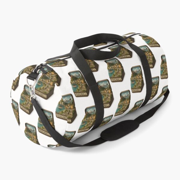 Item preview, Queenstown New Zealand with Lake Wakatipu and Skyline Gondola designed and sold by Places On Earth.