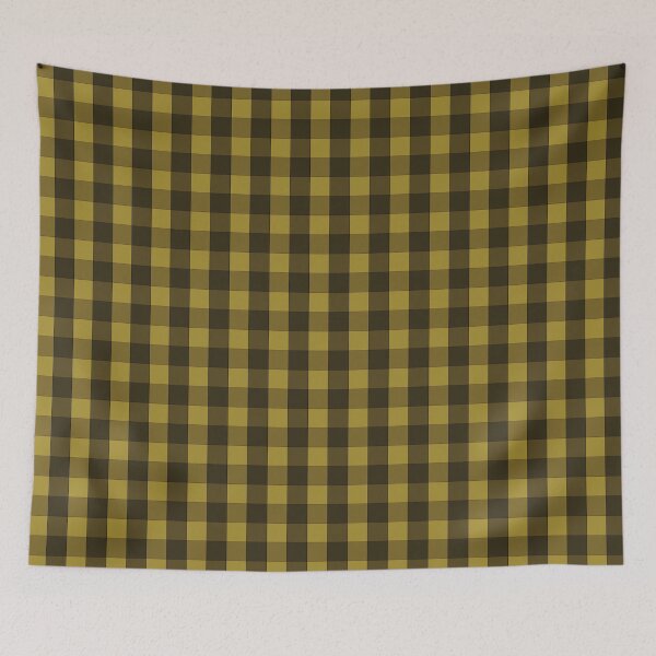 Item preview, Classic Retro Plaid Pattern with Yellow Tones designed and sold by ArchersBoutique.