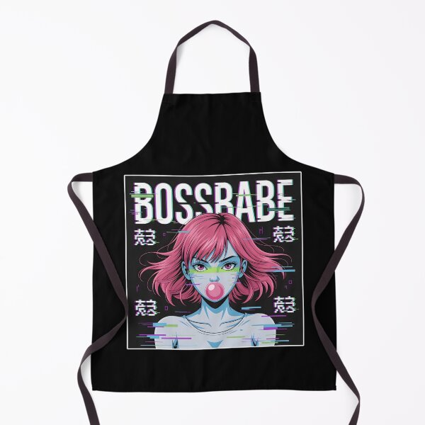 Item preview, Cyberpunk Glitch Anime Girl – Bold Empowered Babe designed and sold by SidTastic .