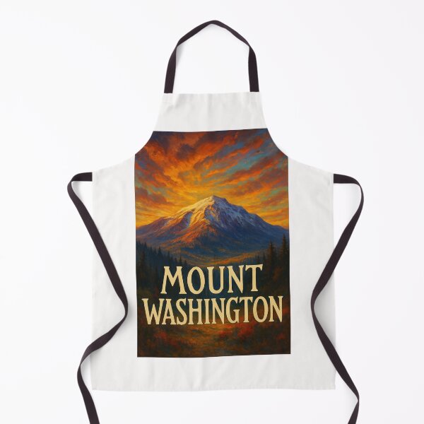 Item preview, Mount Washington New Hampshire with Glowing Sunset Sky designed and sold by Places On Earth.