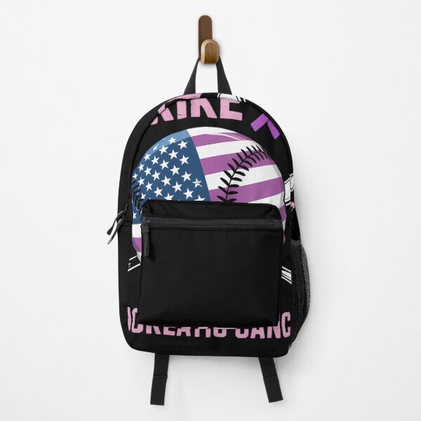 Item preview, American Flag Strikeout Pancreatic Cancer Baseball designed and sold by savrmiller.