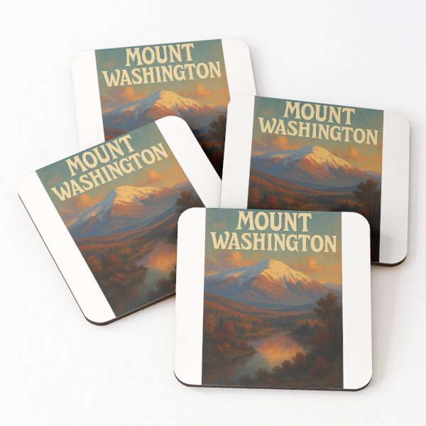 Item preview, Mount Washington New Hampshire with Autumn Valley and Sunset Sky designed and sold by Places On Earth.
