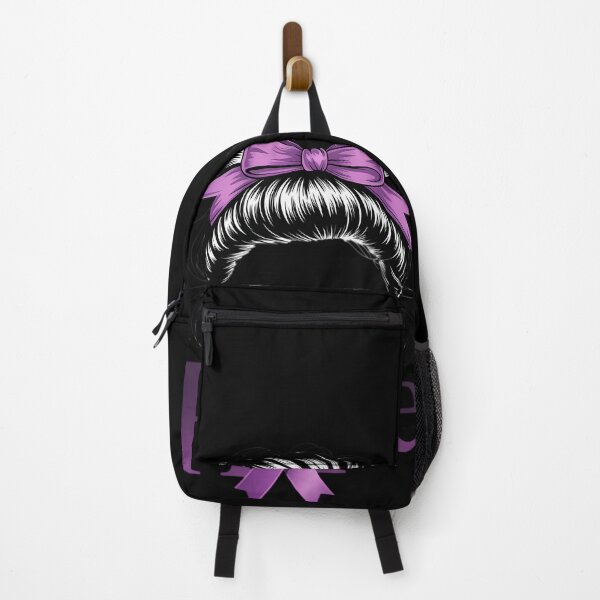 Item preview, Bleached Hope Messy Bun Leopard Pancreatic Cancer Awareness designed and sold by savrmiller.