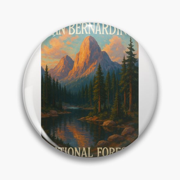 Item preview, San Bernardino Mountains in Southern California National Forest designed and sold by Places On Earth.