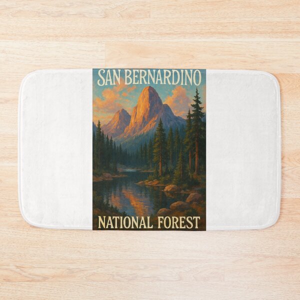 Item preview, San Bernardino Mountains in Southern California National Forest designed and sold by Places On Earth.