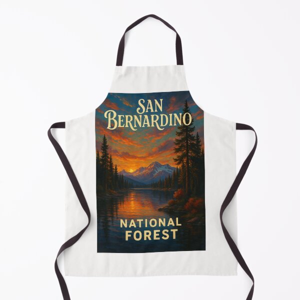 Item preview, Sunset Over San Bernardino Mountains and Alpine Lake designed and sold by Places On Earth.