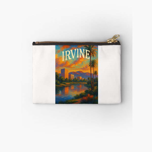 Item preview, Irvine California Skyline with Santa Ana Mountains and Sunset designed and sold by Places On Earth.
