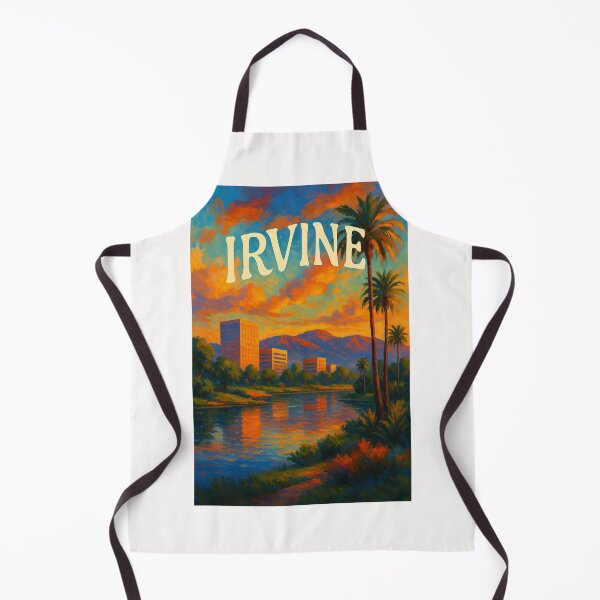 Item preview, Irvine California Skyline with Santa Ana Mountains and Sunset designed and sold by Places On Earth.