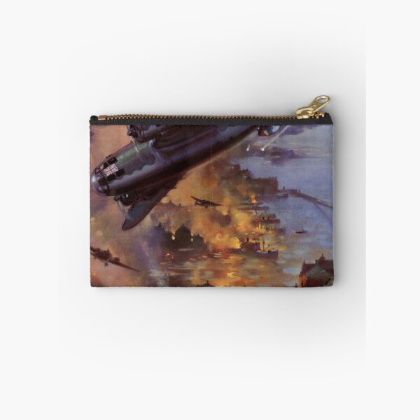 Item preview, WWII Propaganda Art Poster | Back Them Up | C.E. Turner Artwork | British Hudsons Raid in Norway | Coastal Command designed and sold by artofuniverse.