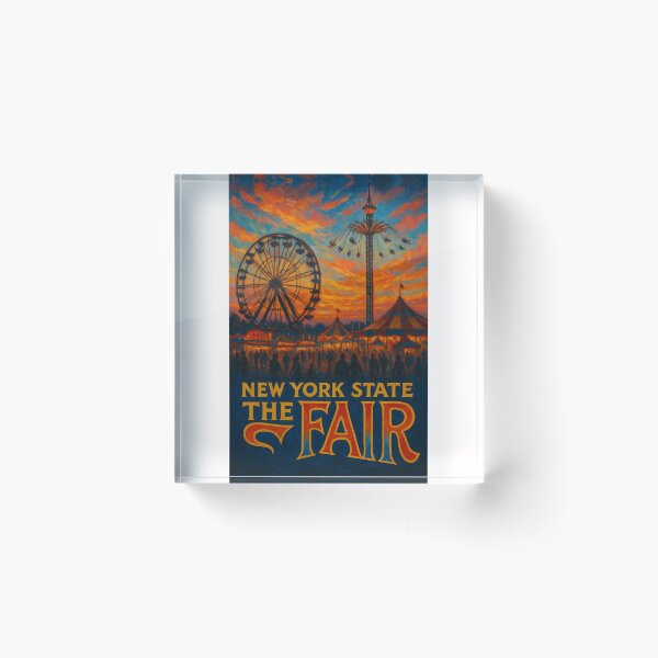 Item preview, Ferris Wheel at Sunset at the New York State Fair designed and sold by Places On Earth.