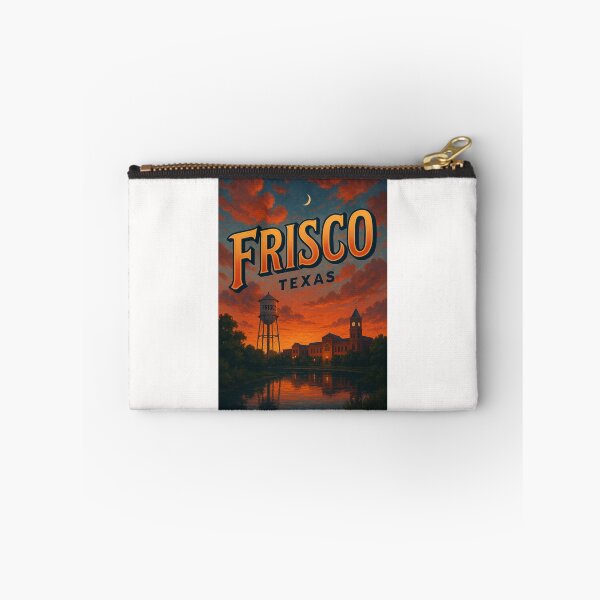 Item preview, Frisco Texas Sunset with Historic Water Tower and City Hall designed and sold by Places On Earth.