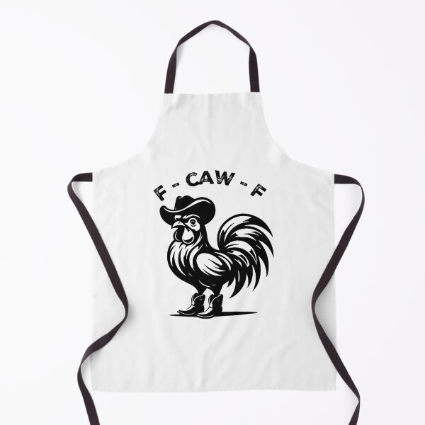 Item preview, F-Caw-F Funny Chicken Humor F-Caw-F Quote Rooster designed and sold by gear-posters.