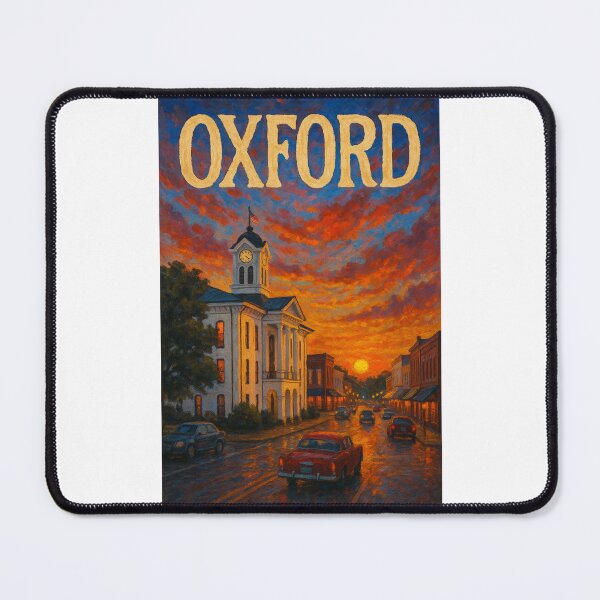 Item preview, Oxford Mississippi Courthouse Square at Sunset designed and sold by Places On Earth.
