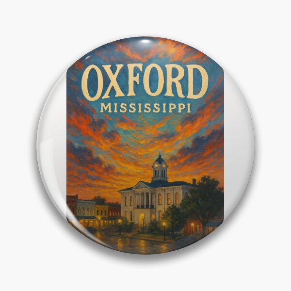 Item preview, Sunset Over Lafayette County Courthouse in Oxford Mississippi designed and sold by Places On Earth.
