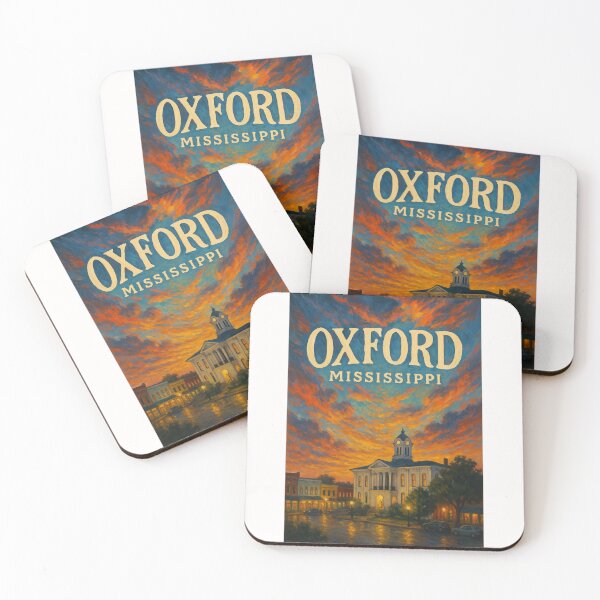 Item preview, Sunset Over Lafayette County Courthouse in Oxford Mississippi designed and sold by Places On Earth.