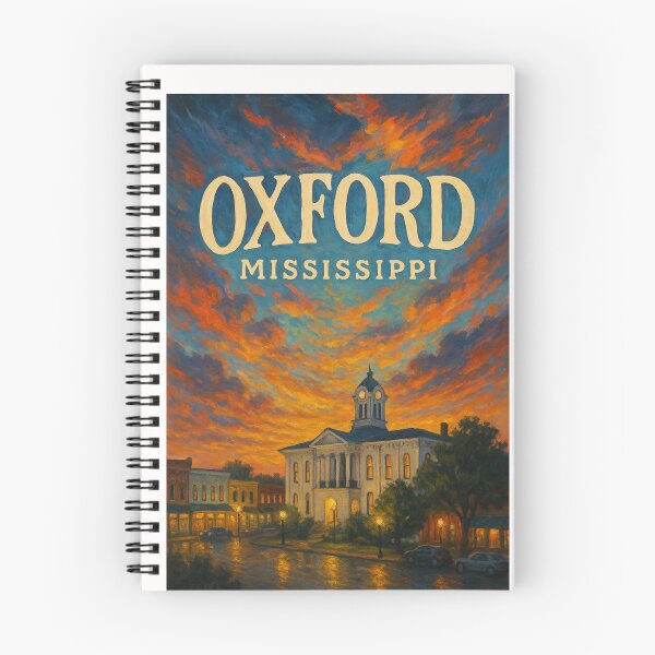 Item preview, Sunset Over Lafayette County Courthouse in Oxford Mississippi designed and sold by Places On Earth.