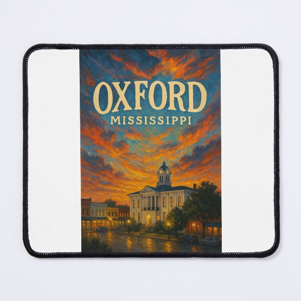 Item preview, Sunset Over Lafayette County Courthouse in Oxford Mississippi designed and sold by Places On Earth.
