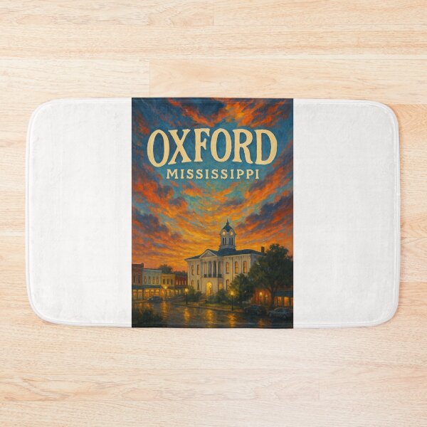 Item preview, Sunset Over Lafayette County Courthouse in Oxford Mississippi designed and sold by Places On Earth.