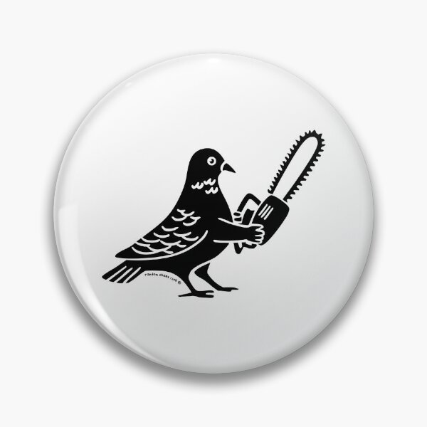 Item preview, Cursed Dove – Unhinged Bird Design | Black Humor & Absurd Chaos Art designed and sold by idgafstudio.ch.