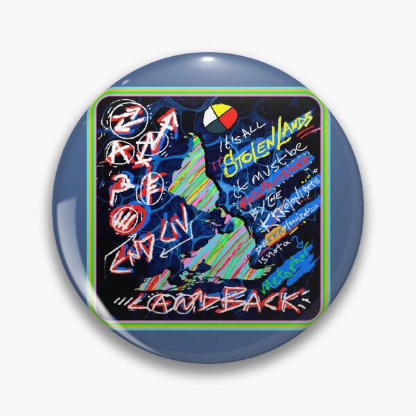Item preview, land back - doodles designed and sold by clodius blog.
