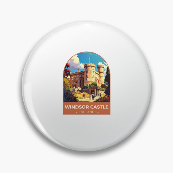 Item preview, Windsor Castle England Sticker designed and sold by TulipaGraphics.