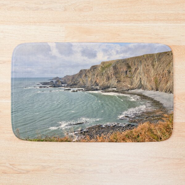 Item preview, Hartland Quay geology seascape designed and sold by hawkie.