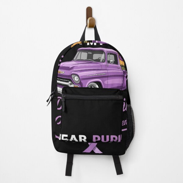 Item preview, I wear Purple for My Son Truck Pancreatic Cancer Awareness designed and sold by savrmiller.