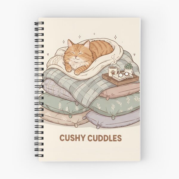 Item preview, Cushy Cuddles Cat Pillow Stack Cozy Art designed and sold by DESIGNPP.