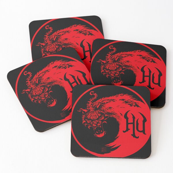 Item preview,  Merch Wolf Totem Red The Hu Band designed and sold by AtomBombEllie.