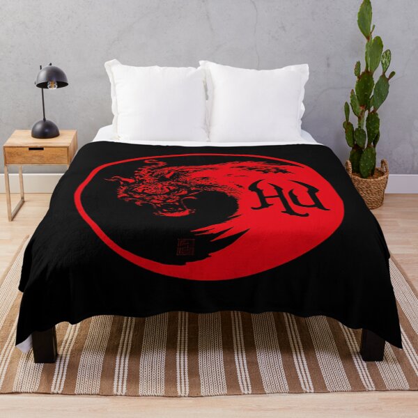 Item preview, Merch Wolf Totem Red The Hu Band designed and sold by AtomBombEllie.