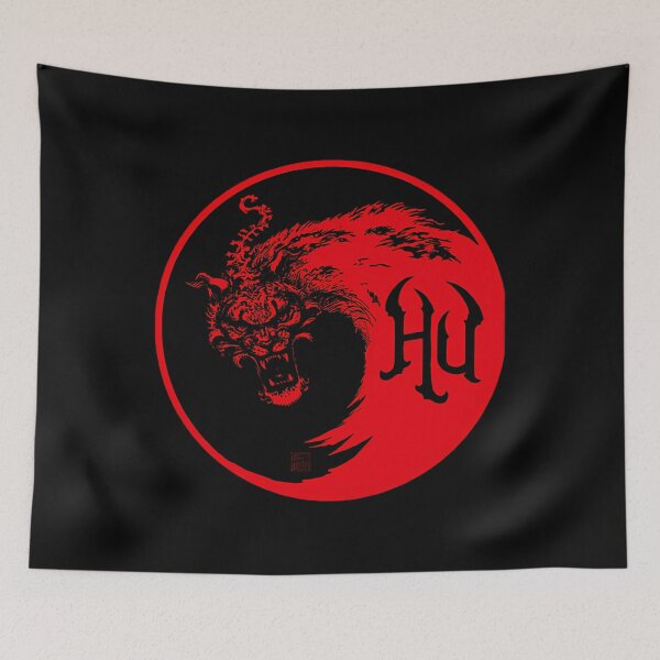 Item preview,  Merch Wolf Totem Red The Hu Band designed and sold by AtomBombEllie.