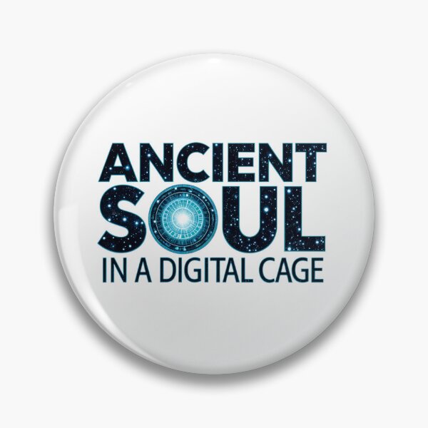 Item preview, Ancient Soul In A Digital Cage designed and sold by KLERIKSTORE.