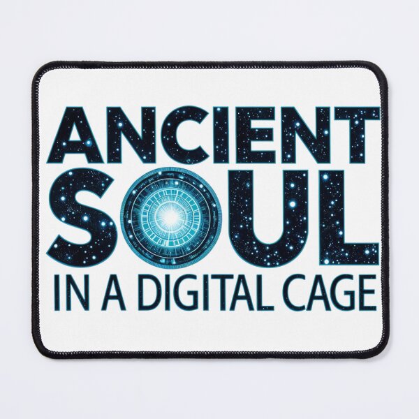Item preview, Ancient Soul In A Digital Cage designed and sold by KLERIKSTORE.