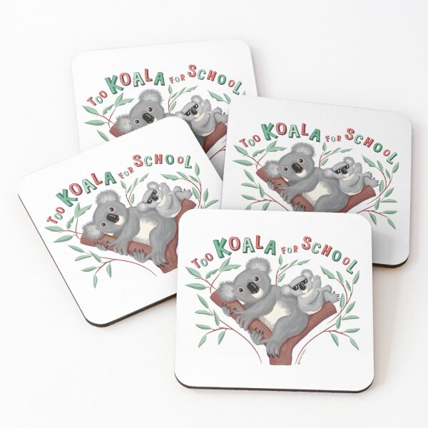 Item preview, Too Koala For School - Cute baby koala illustration designed and sold by PaulaJKnight .