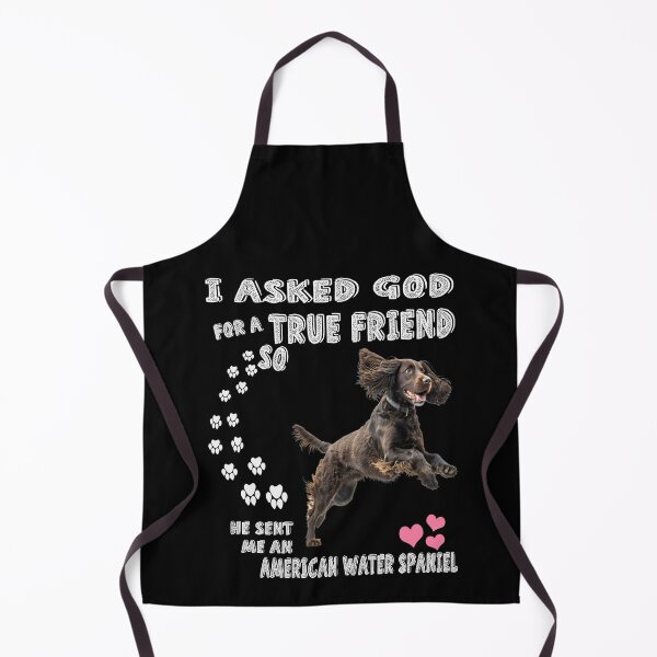 Item preview, American Water Spaniel Dog Mom, AWS Dad Art, Spaniel Lover Quote Print designed and sold by . JustBeUnique ..