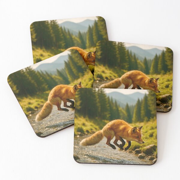 Item preview, A Fox's Leap of Faith designed and sold by ART-POD-PL.
