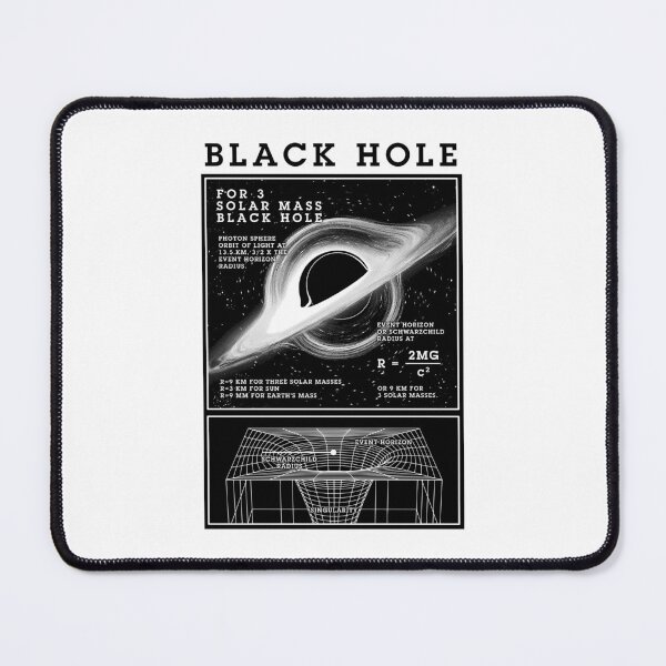 Item preview, Black Hole Physics Diagram Schwarzschild Radius Science designed and sold by GrandeDuc.