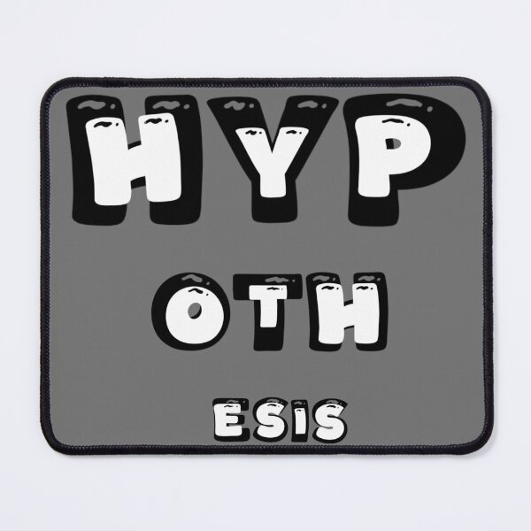 Item preview, Hypothesis science typography for science lovers designed and sold by MsArtyCrafts.