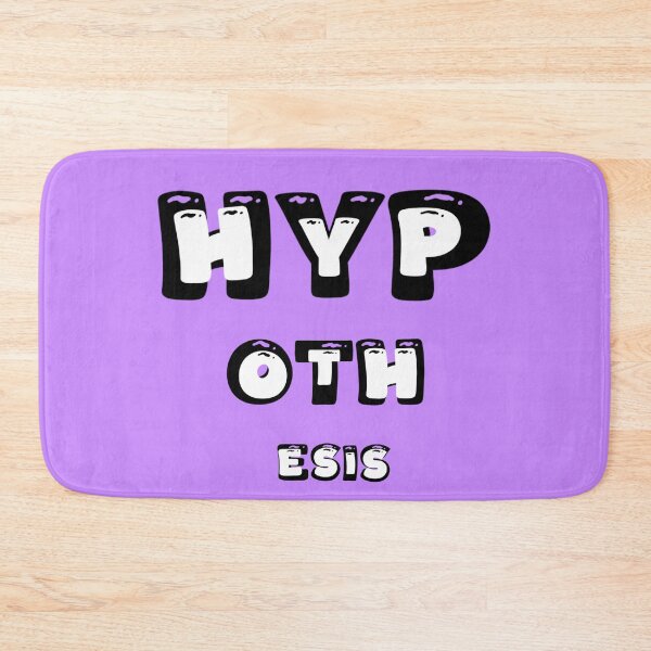 Item preview, Hypothesis science typography for science lovers  designed and sold by MsArtyCrafts.