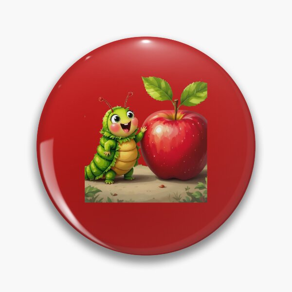Item preview, The Caterpillar and the Apple Graphic.png designed and sold by didaslollarz.