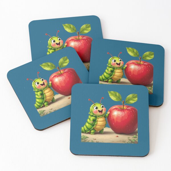 Item preview, The Caterpillar and the Apple Graphic.png designed and sold by didaslollarz.