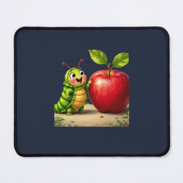 Item preview, The Caterpillar and the Apple Graphic.png designed and sold by didaslollarz.