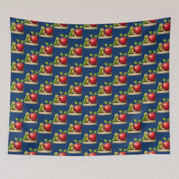 Item preview, The Caterpillar and the Apple Graphic.png designed and sold by didaslollarz.