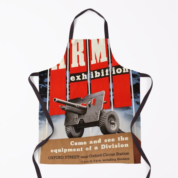Item preview, Vintage WWII Army Exhibition Poster | London Artillery & Patriotic Design | Bold Typography & Historical Propaganda Art designed and sold by artofuniverse.